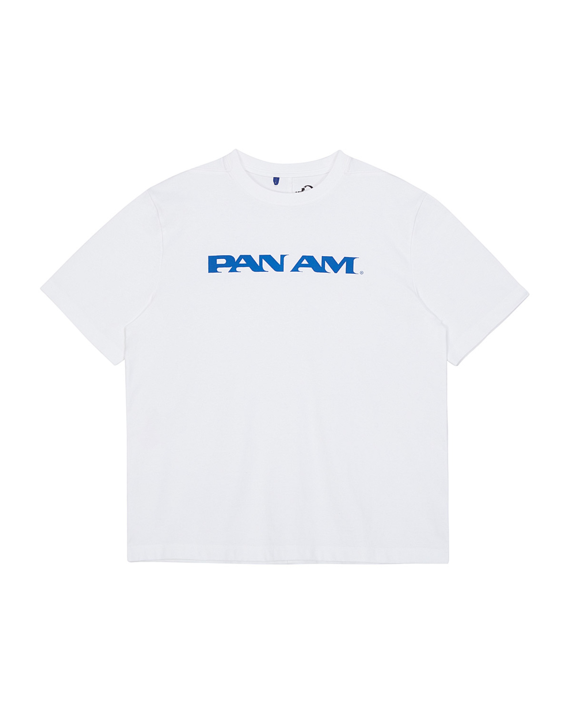 블루아이스 PAN AM 로고 숏슬리브티 1105 화이트