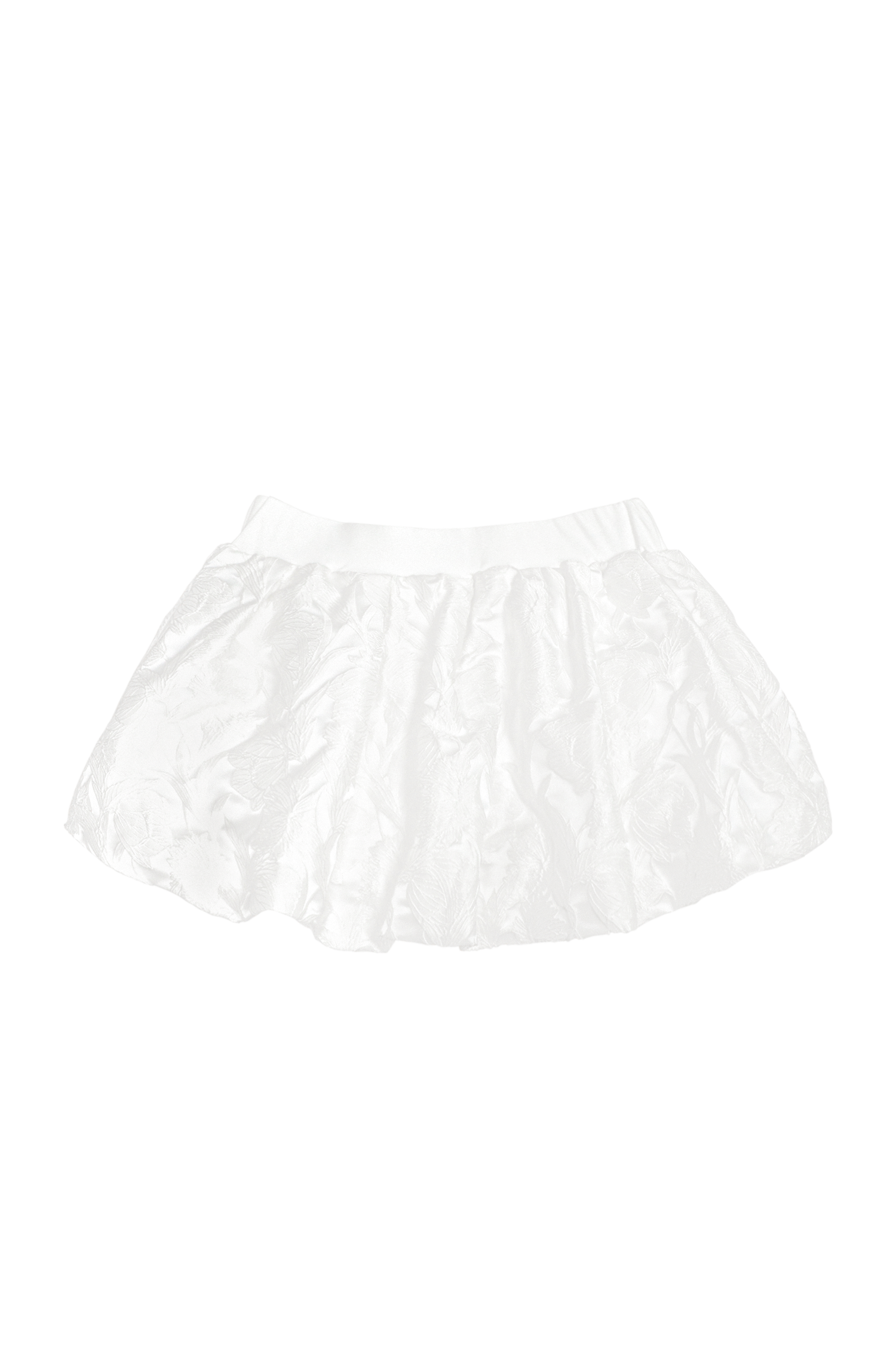 【Darling you're bad】25ss CHECK BALLOON SKIRT DARLING YOU ARE BAD] WHITE FLOWER BALLOON SKIRT – SellerWork