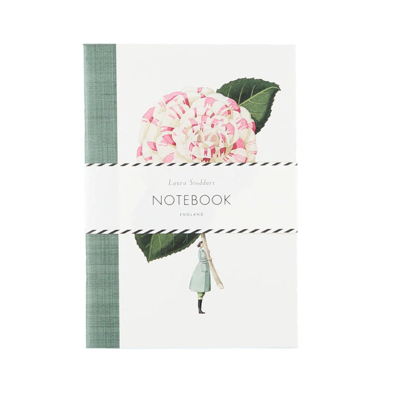 로라 스토다트 노트 A5 Notebook - Camellia/Dahlia