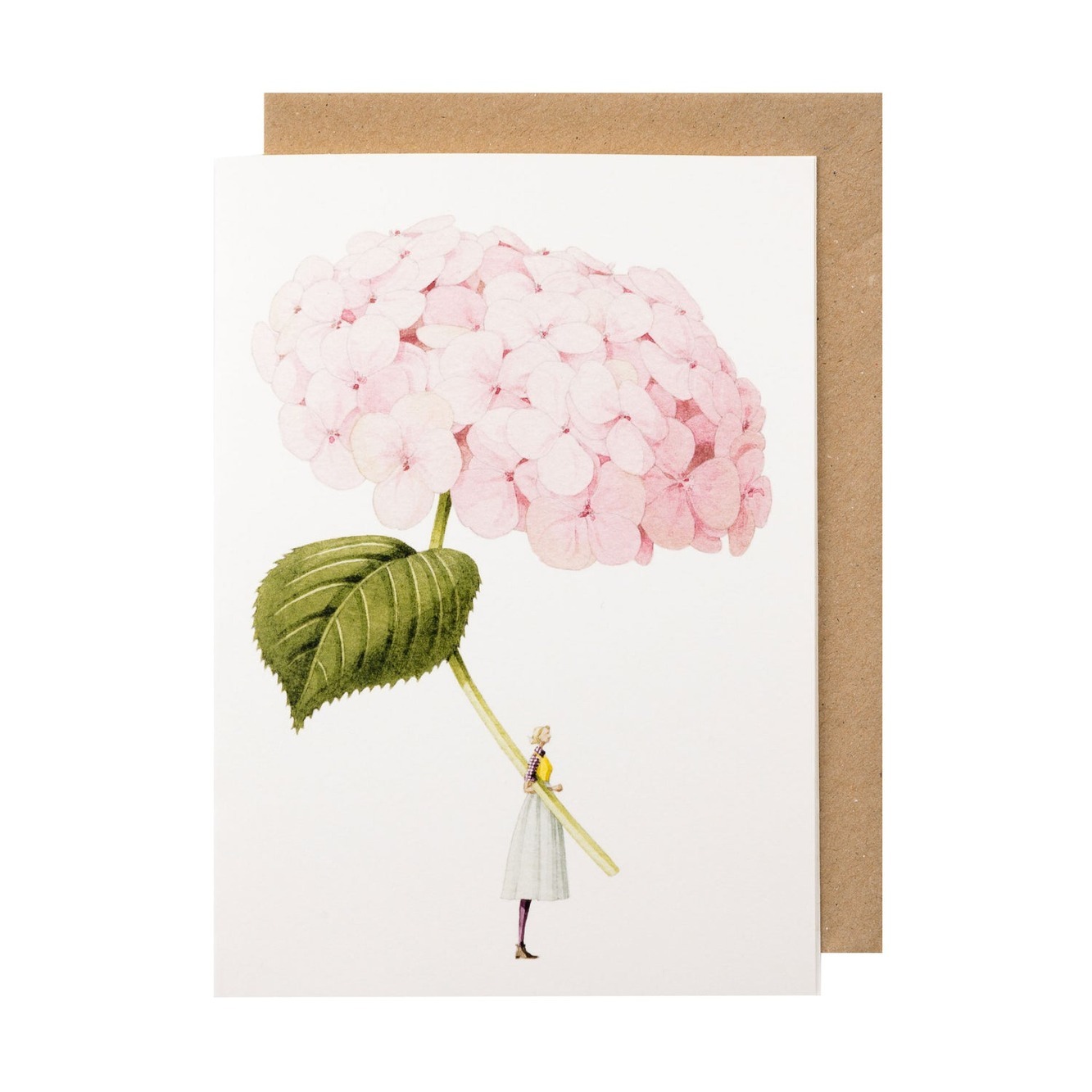 로라 스토다트 엽서 Greeting Card - Pink Hydrangea (Pale)