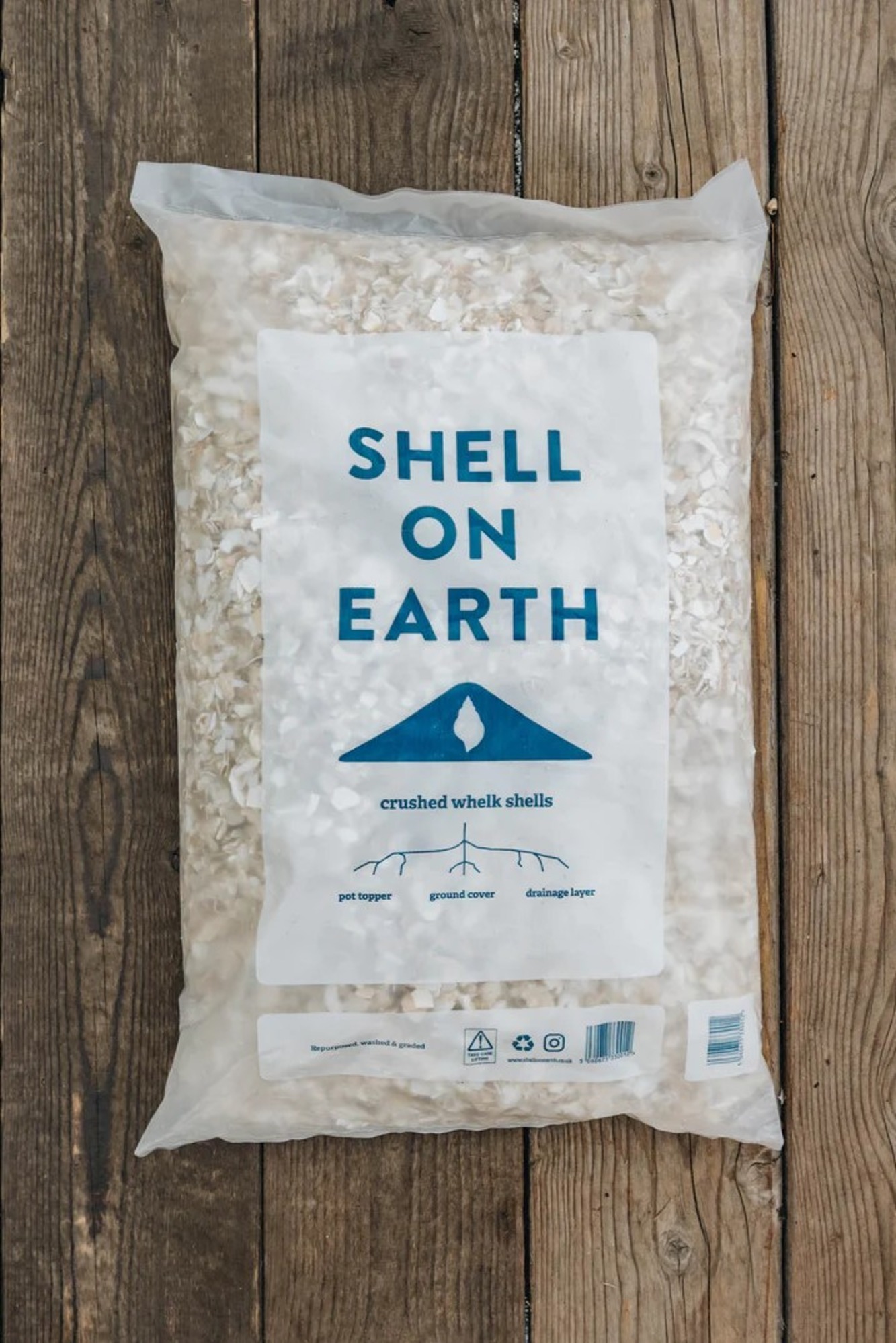 쉘온어스 조개껍질 Crushed Whelk Shells - Large (11kg)