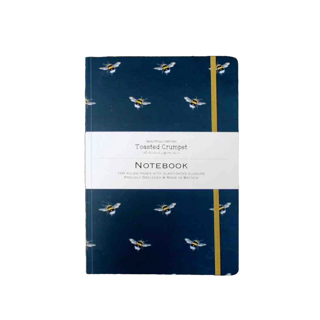 A5 Lined Notebook - Bumblebee Noir
