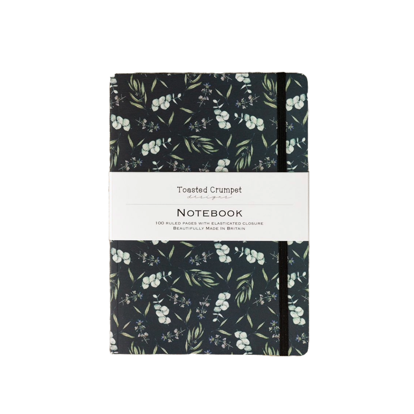 A5 Lined Notebook - Eucalyptus Noir