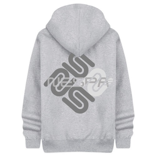 logo four pattern hoodie overfit