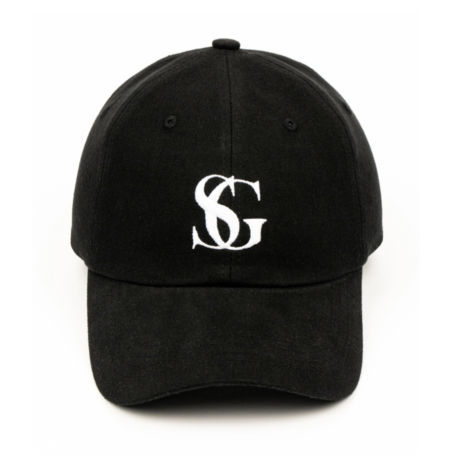 [SHOW GOLDEN] Signature Logo Over Fit Ball Cap - Black