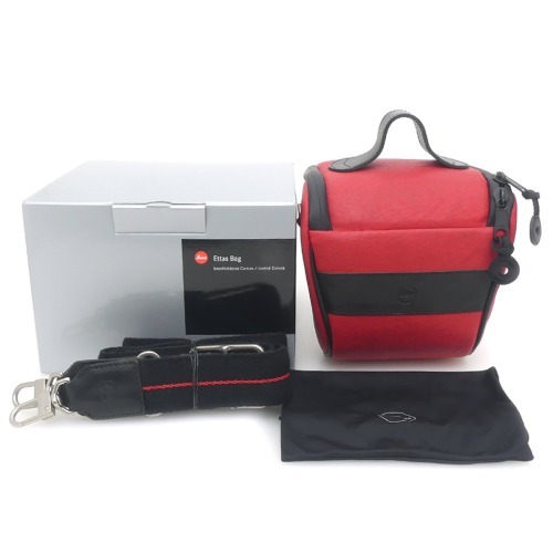 [중고] 라이카 Leica Ettas Camera Bag (Red/Black) 19626 박스품 (S)