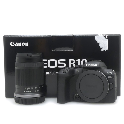 [중고] 캐논 Canon EOS R10 - RF-S 18-150mm F3.5-6.3 IS STM Kit - 정품 , 박스품 * 90 컷 - 무상서비스 기간 2025년 12월 13일 (S)