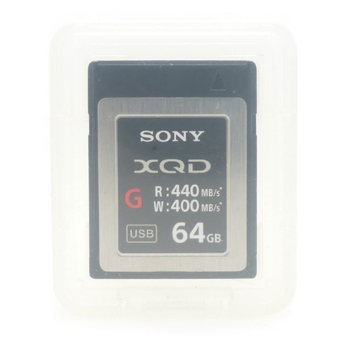 [중고] 소니 SONY XQD 64GB G시리즈 메모리카드 QD-G64F R:440MB/s W:400MB/s (A+) - 예약 -