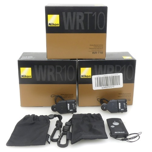 [중고] 니콘 Nikon WR-R10 박스품 2개 + WR-T10 박스품 1개 + WR-A10 2개 - Wireless Remote Control Set 카메라 무선 리모트 송수신기 셋트 (S)