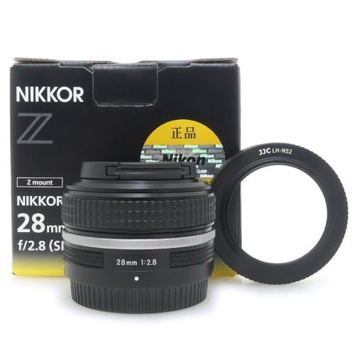 [중고] 니콘 Nikon NIKKOR Z 28mm F2.8 (SE) Special Edition 정품 ,박스품 + JJC LH-N52 후드포함 - Z mount - 무상서비스 기간 2025년 11월 (S)