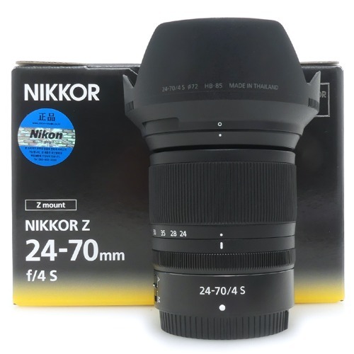 [중고] 니콘 Nikon NIKKOR Z 24-70mm F4 S 정품 , 박스품 - Z mount - 무상서비스 기간 2025년 11월 (S)