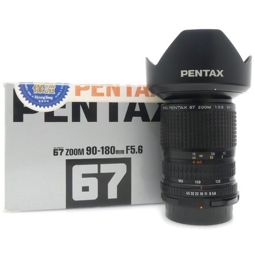 [중고] 펜탁스 PENTAX 67 SMC ZOOM 90-180mm F5.6 박스품 + 95mm UV 필터포함 (S)