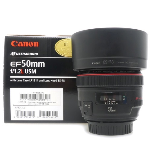 [중고] 캐논 Canon EF 50mm F1.2 L USM 정품 , 박스품 [ UA0809 시리얼 ] (A)