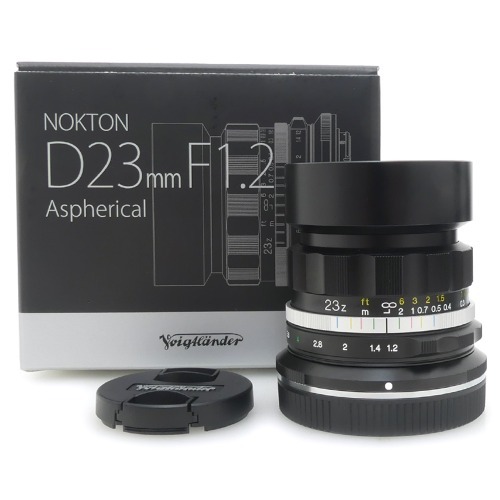 [중고] 보이그랜더 VOIGTLANDER NOKTON D23mm F1.2 Aspherical 썬포토정품 , 박스품 For 니콘 Z-Mount * 무상 보증 기간 2024년 6월 26일 (S)