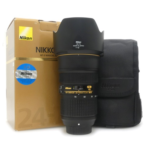 [중고] 니콘 Nikon AF-S NIKKOR 24-70mm F2.8 E ED VR -N- 정품,박스품 (A+)