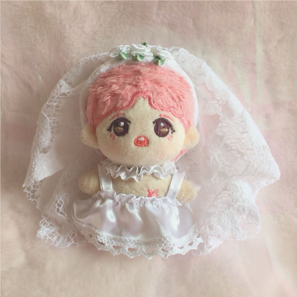 웨딩 드레스 결혼 예복 10cm 아이돌 인형 옷