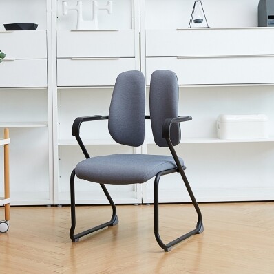 듀오백 DK-073B 대학생 책상 독서실 사무용 의자