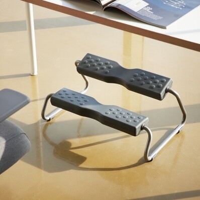 듀오백 이지풋 2단 책상 발받침 사무실 발받침대(커버 선택가능)