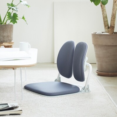 [15%쿠폰+듀오팩1BOX][번개배송]온돌 D922 패브릭 폴딩형(접이식) 좌식의자