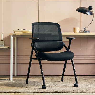 [1만원쿠폰]듀오백 부스터 폴드 메쉬 접이식 스터디 체어 공부 의자