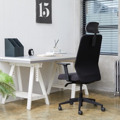 [배민5천원]듀오백 Q1플러스 Q1P-HA-C2 메쉬 사무용 컴퓨터 책상 의자