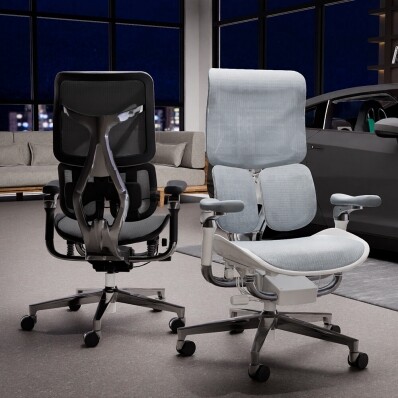 [20만원쿠폰+이지풋2단][무료시공]듀오백 에르고백 D300 사무용 풀메쉬 프리미엄 하이엔드 의자