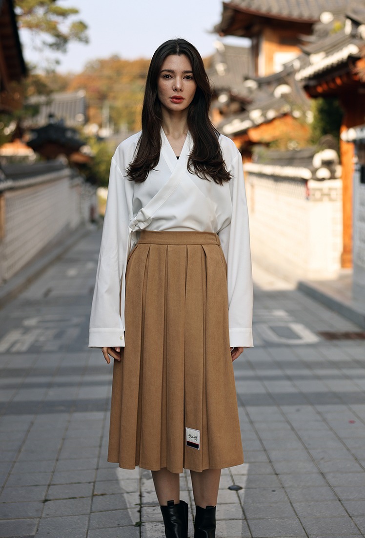 신:서울 코듀로이 허리치마 생활한복
