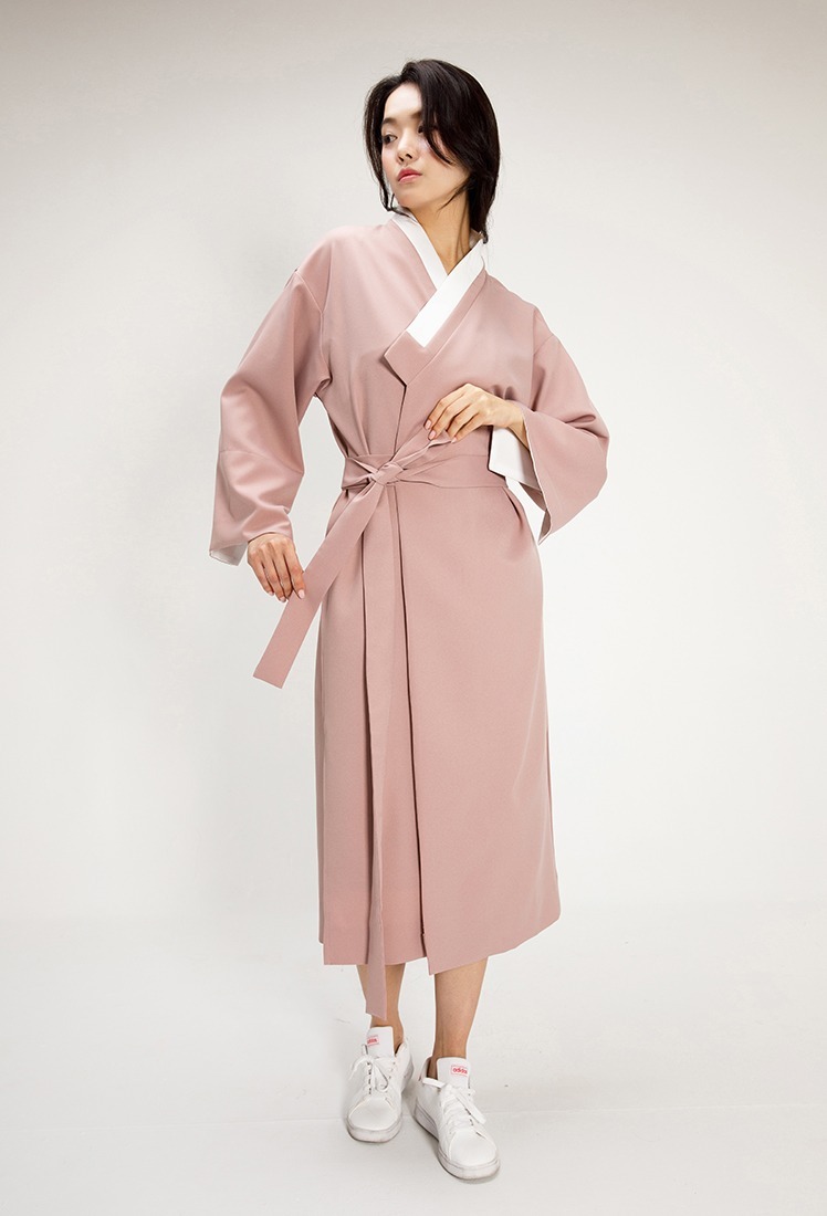 신:서울 장옷 랩 코트 생활한복