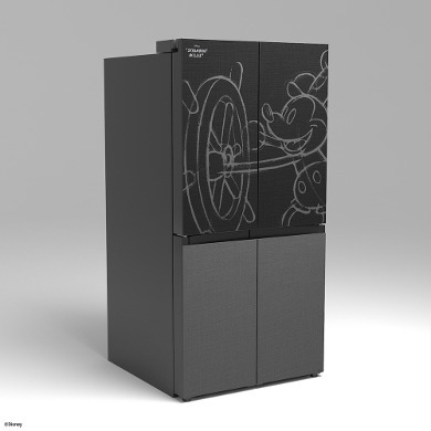 [삼성X디즈니] 비스포크 디즈니 에디션 4도어 냉장고 