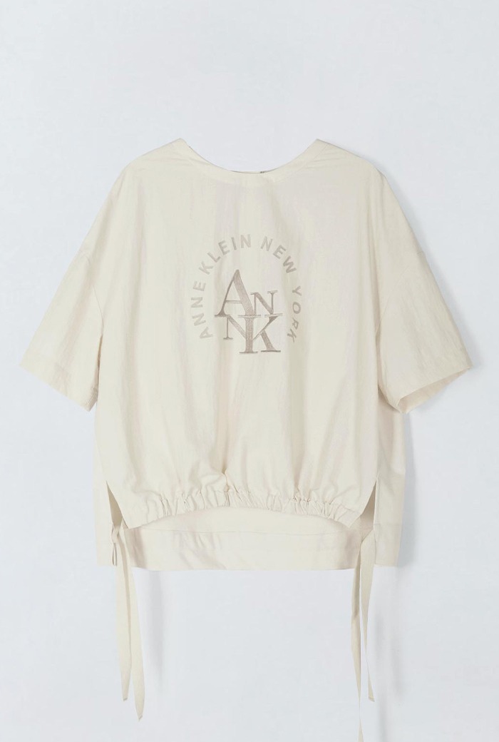 [앤클라인]오버핏 로고 스트링 티셔츠 N3MN39