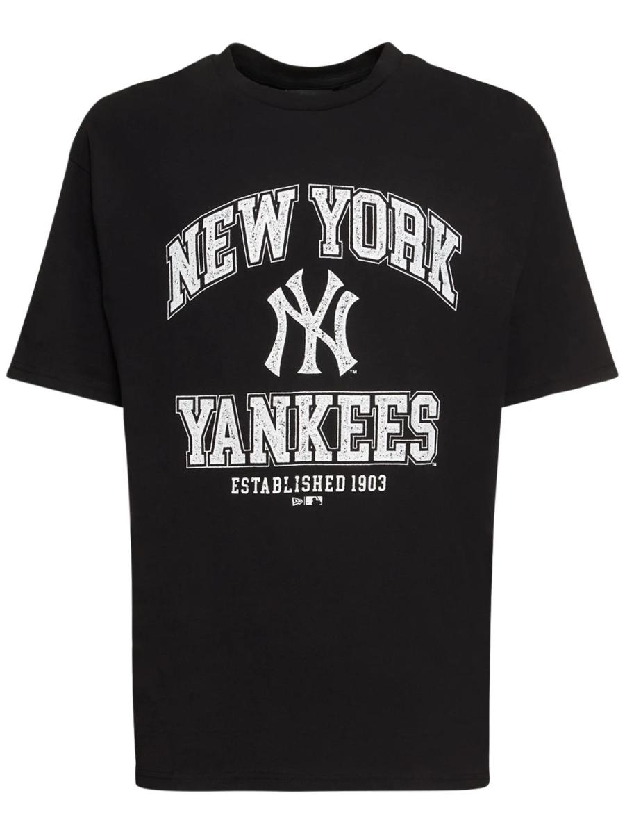 뉴에라 NY Yankees 프린트 코튼 티셔츠 78I-LOW005