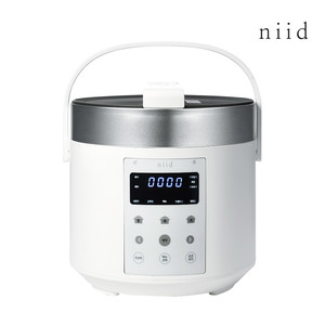 니드 3인용 미니 소형 전기 압력 밥솥 NIID5 화이트