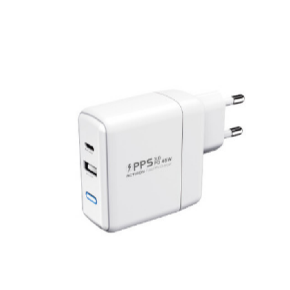 엑티몬 초고속 충전기 2포트45W (USB+C타입)(케이블 미포함)