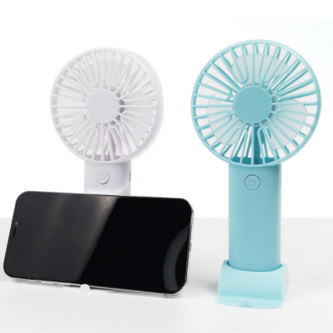 RMTT 휴대용 미니 선풍기 스마트폰 거치 가능 3단 풍속 조절