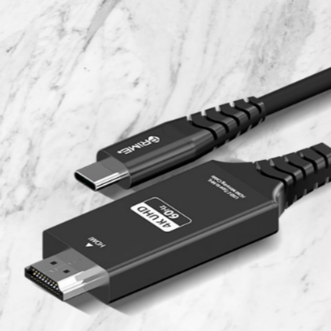 미러링 USB+C타입 케이블 4K UHD 화질 영상 출력 완벽 지원 60Hz 주사율 C타입커넥터 2m 선 길이