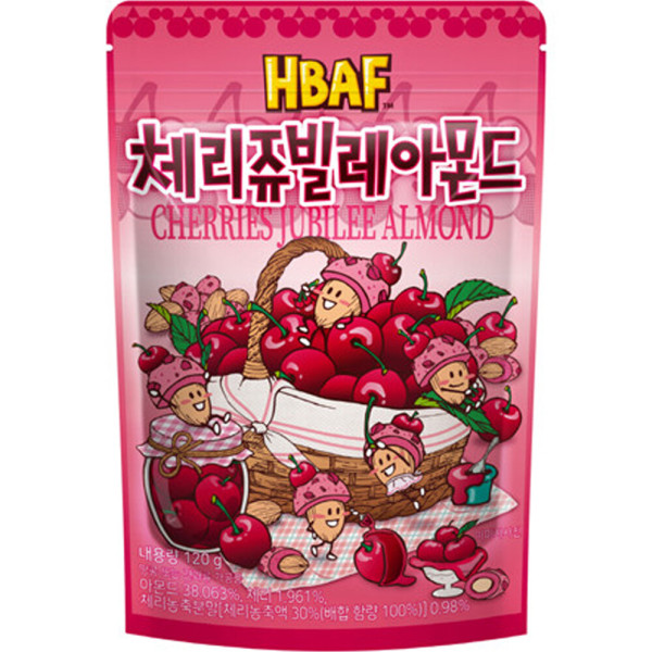 HBAF Cherry Jubilee Almond 120g