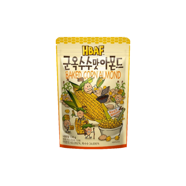 HBAF Corn Flavored Almond 130g
