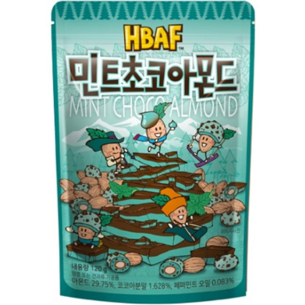 HBAF Mint Chocolate Almond 120g