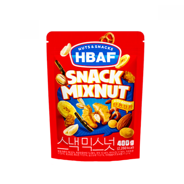 HBAF Snack Mix Nuts 400g