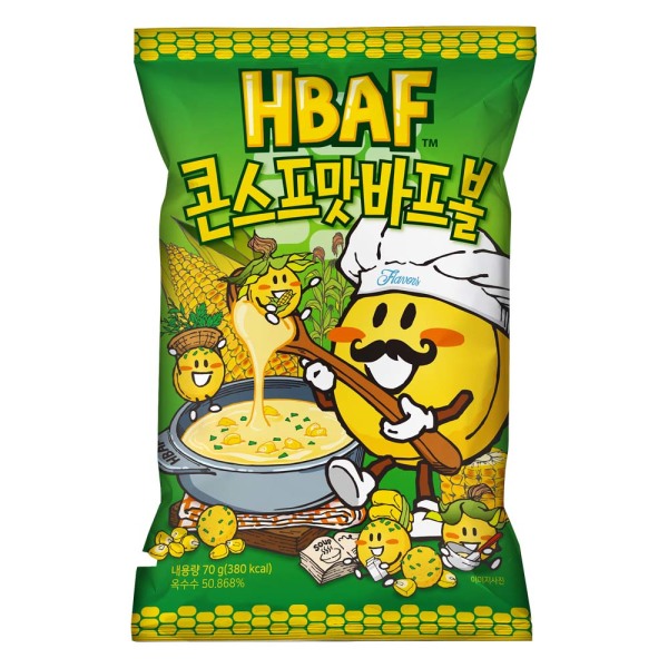 HBAF corn soup flavored ball 70g