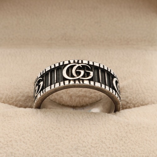 GUCCI GG silver ring