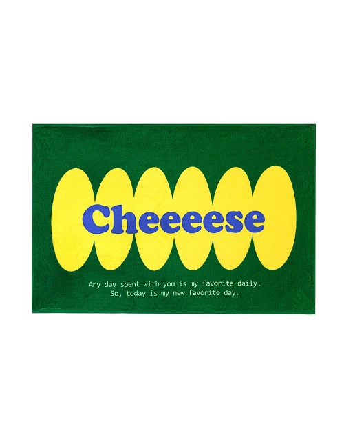 Cheese multipurpose microfiber memory foam foot mat