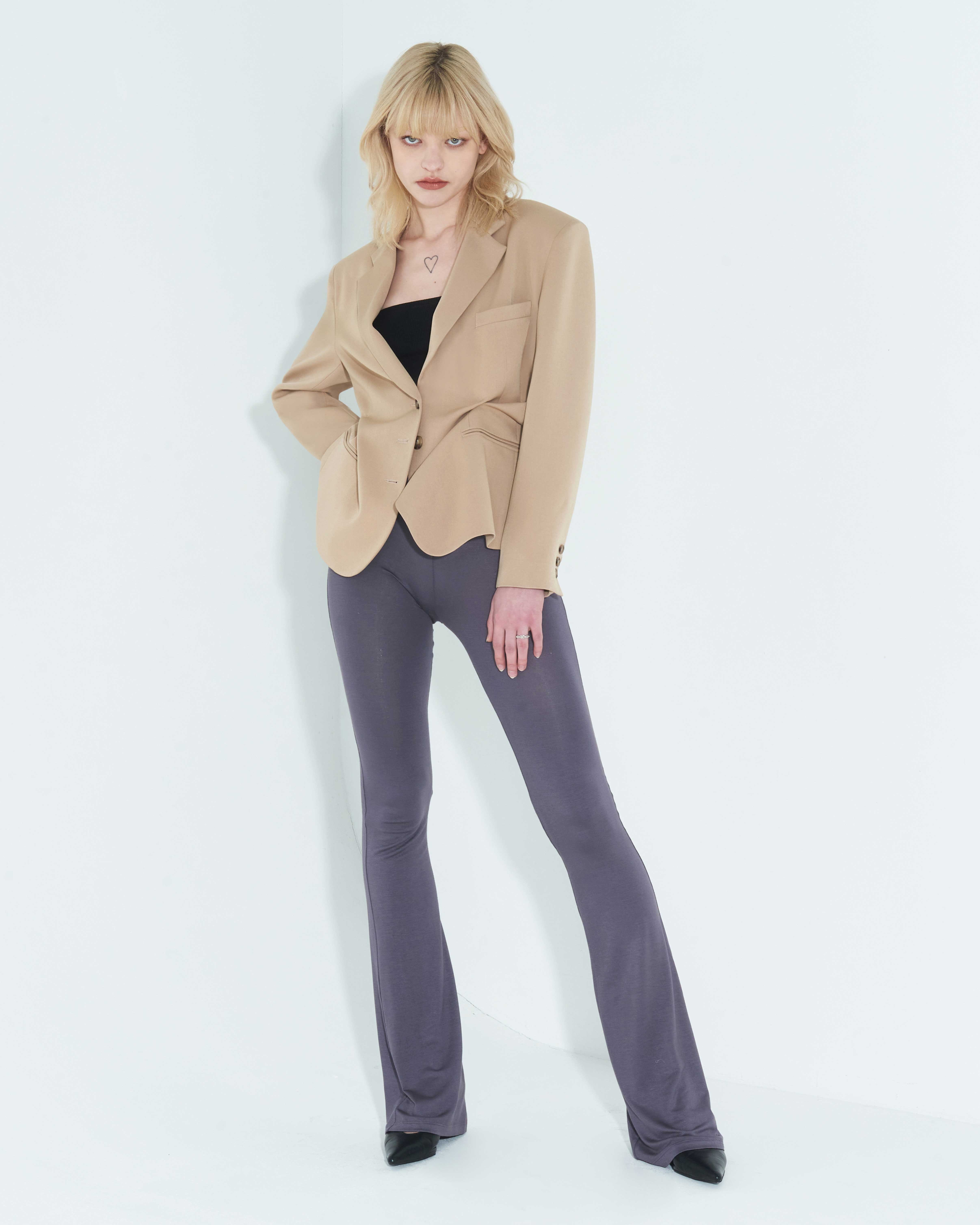 DOZI - Pinched Tailored Jacket _ Beige