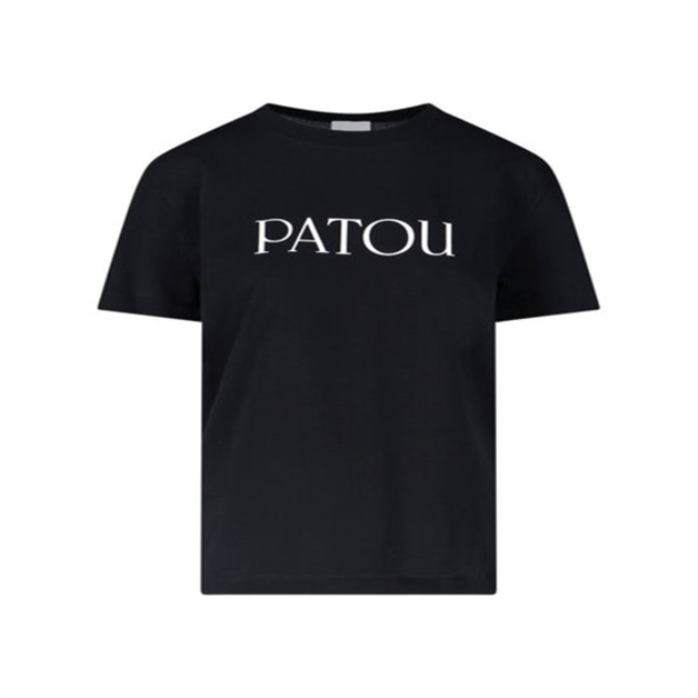 Patou 여성 로고 프린트 크루넥 티셔츠
