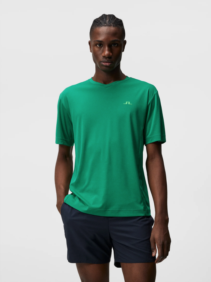 Jaylindberg SS23 Men&#039;s Active Golf Tennis T-shirt (Navy, Bosphorus)