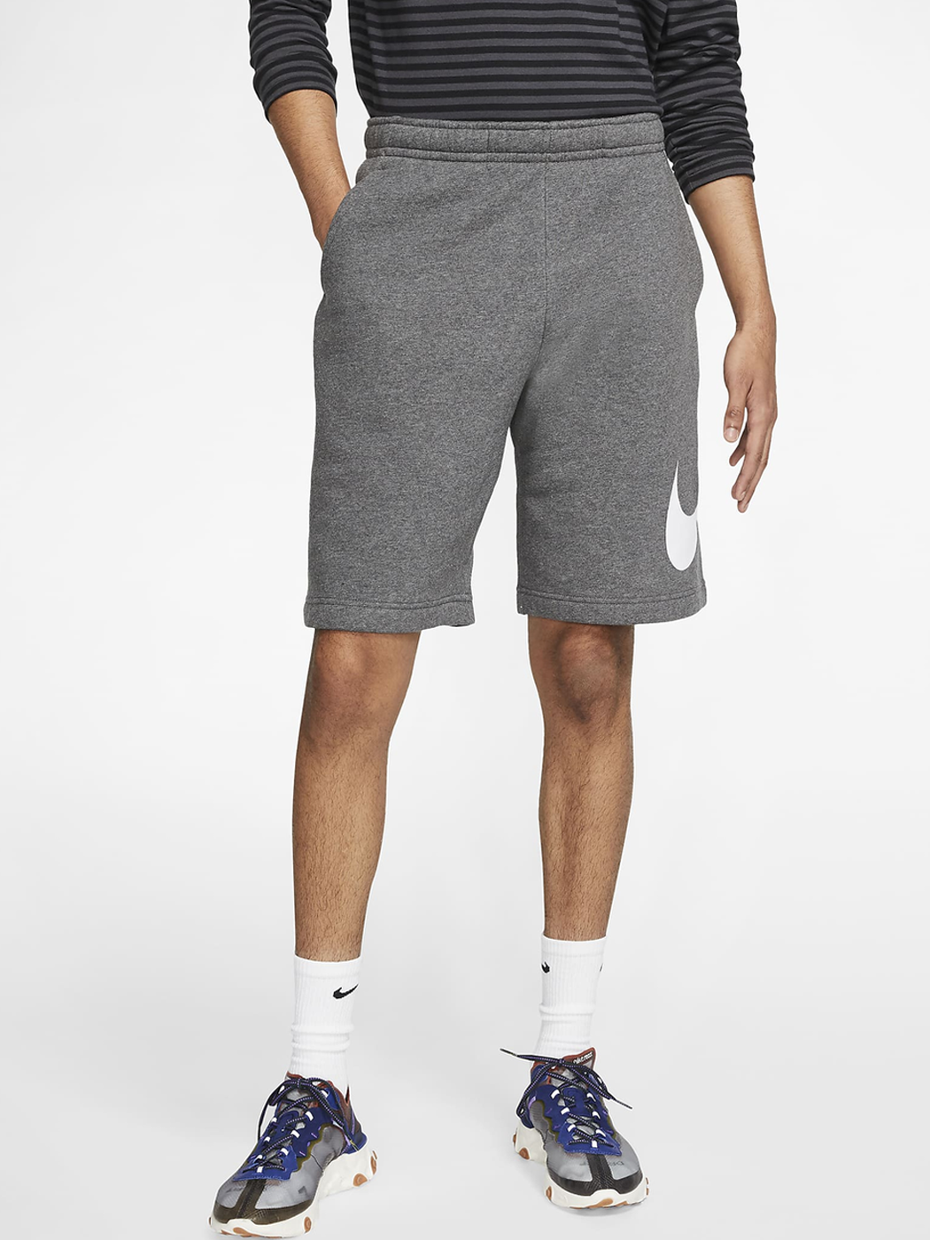 Nike Sweatpants Basketball Jogging Shorts Dark Gray