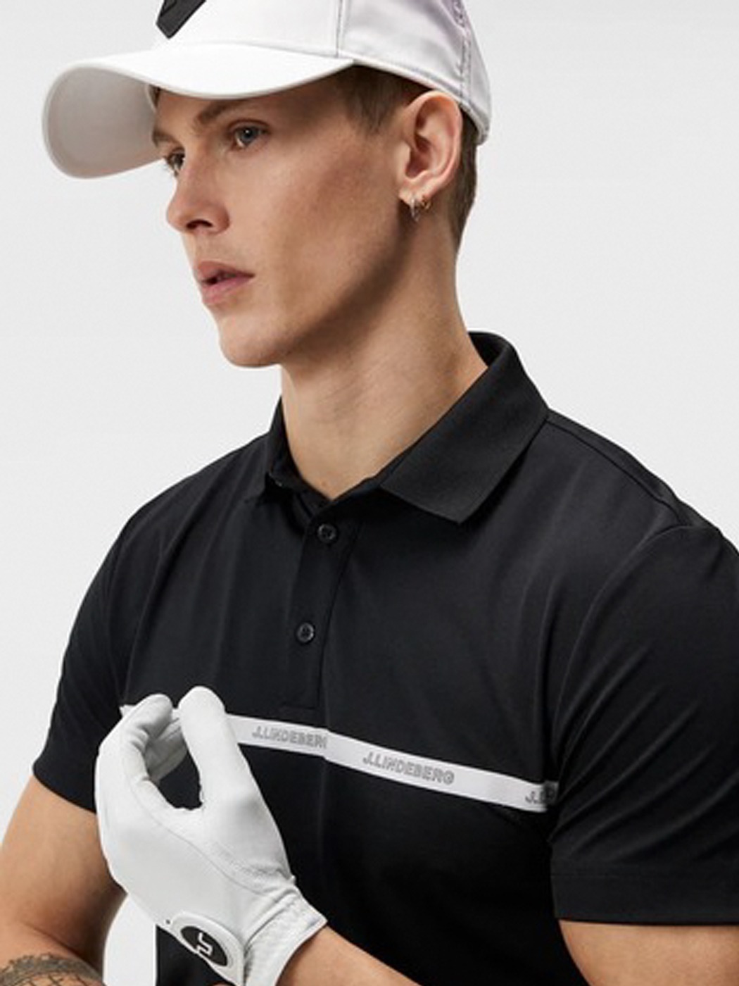 Jaylindberg SS23 Men&#039;s Golf Chad Slim Fit Polo (Black)