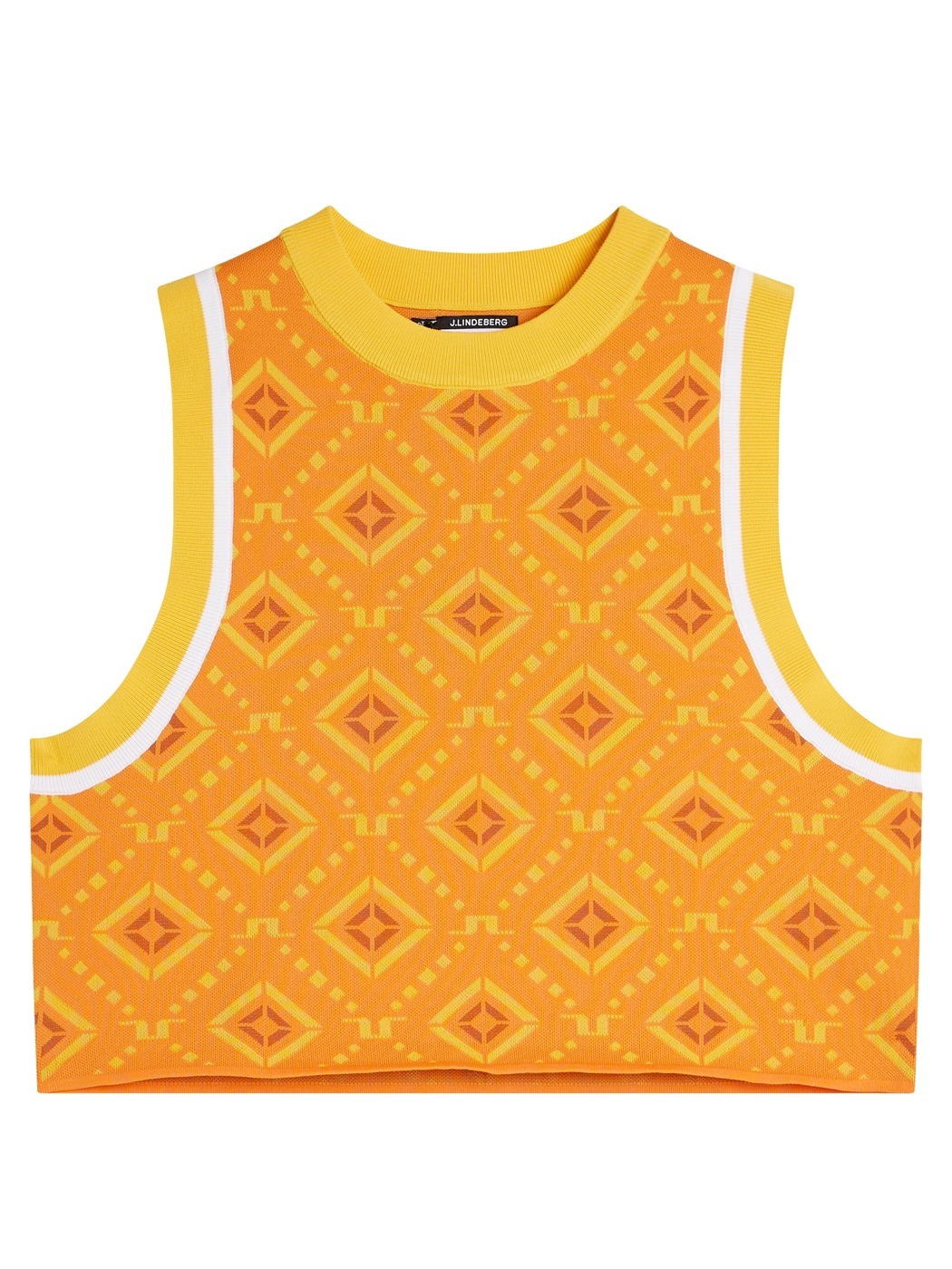 Jaylindberg Women&#039;s Golf Preza Knit Vest (Orange Diamond Logo)