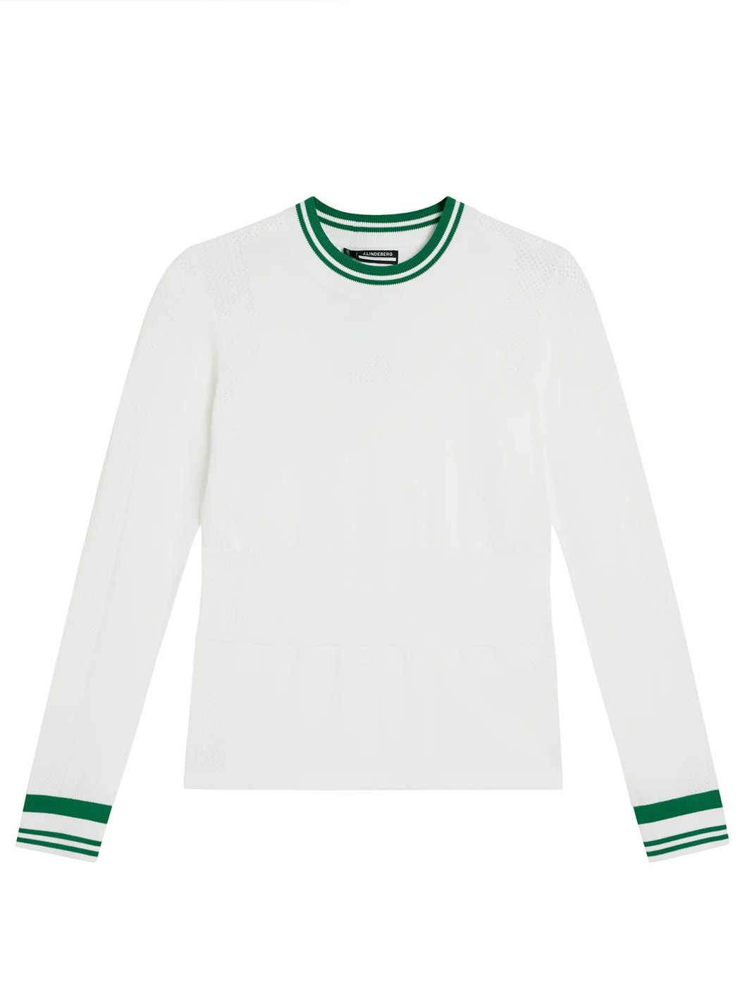 Jaylindberg Women&#039;s Golf Long-Sleeved Brilliant Knit Sweater (White)