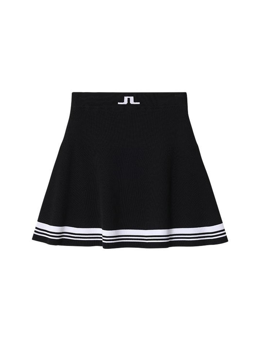 Jaylindberg SS Women&#039;s Golf Frieda Stripe Knit Skirt Black
